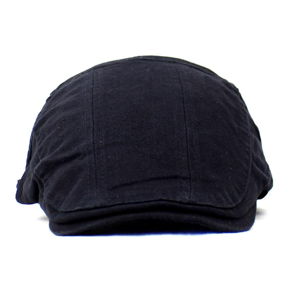 Solid Color Splicing Beret Men's Cotton Cap Outdoor Sports and Leisure Hat Forward Hat