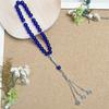 10mm 33pcs Glass Tassel Turkish Muslim Rosary Islamic Prayer Beads Bracelet for Women Jewelry Tasbih Tasbeeh Allah Mohammed