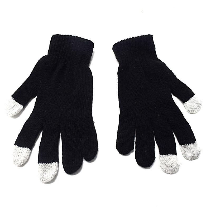 Warm Knitted Gloves Winter Thick Warm Outdoor Gloves For Men Women Mobile Phone Touch Screen