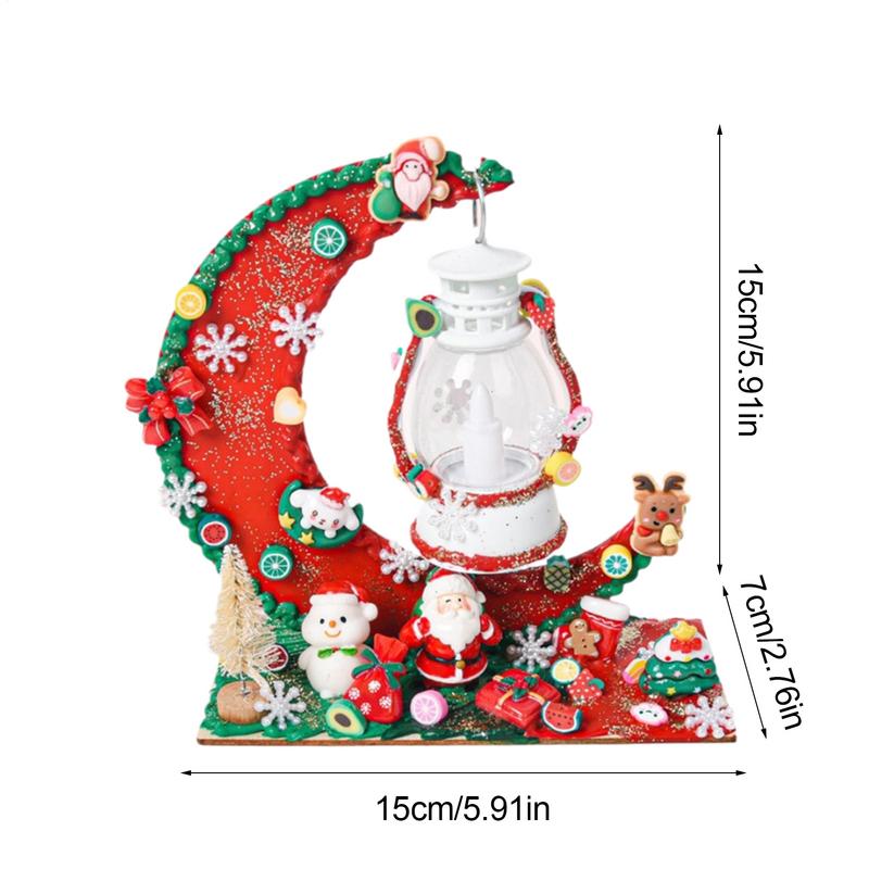 Weihnachtsmann Nachtlicht Weihnachten Niedliches Nachtlicht für Kinder Cremekleber Weihnachtsbeleuchtung mit exquisitem Weihnachtsthema