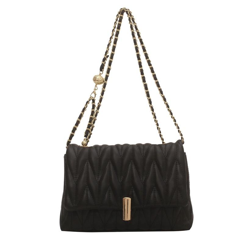 Summer Popular Bags for Women, Fashionable and Versatile Diamond Grid Chain Bags, Crossbody Bags, Textured Small Square Bags