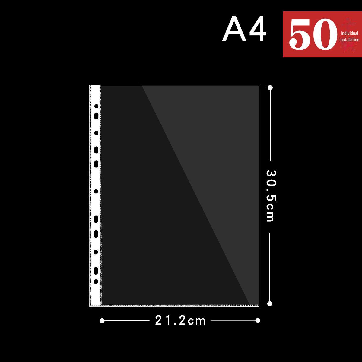 

Прозрачный конверт для файлов формата A4/A3 с 11 отверстиями из ОПП, вкладыш для папки с 3/4 отверстиями, защитный конверт для данных OPP material (completely transparent)