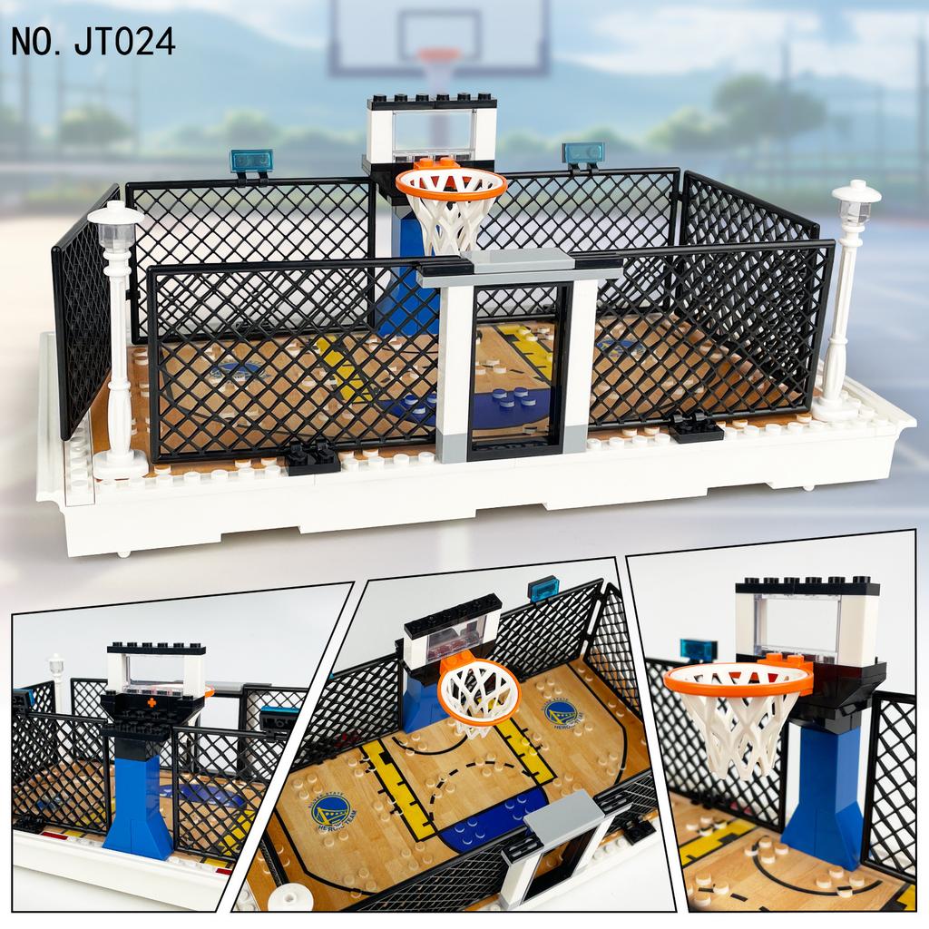 Jt024 Small Particle Training Sports Baseplate Children'S Assembly Building Block Toy Accessories Basketball