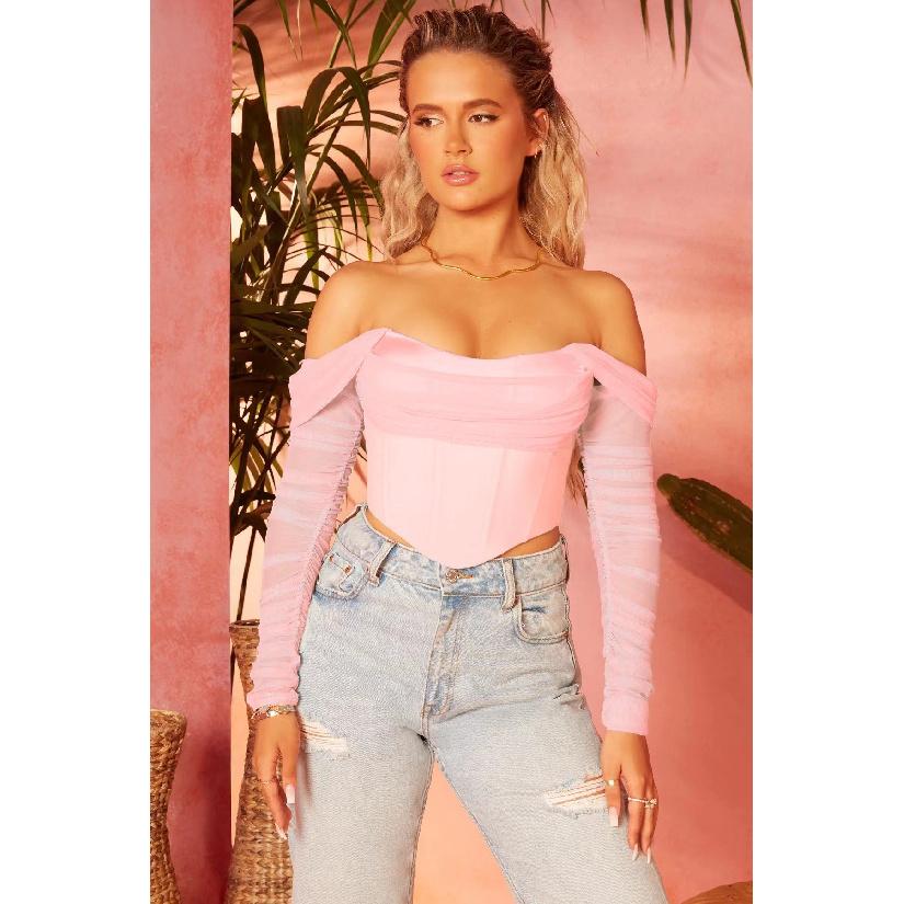 

Корсети, модний та елегантний жіночий одяг S рожевий