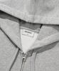 COVERNAT Cvnt Zip-Up Hoodie Melange Gray