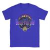 Deep Purple band  TShirt Unisex  Vintage Cotton Tee Shirt Round Collar Short Sleeve T Shirts Printing Clothing