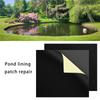 Tear Resistant Butyl Pond Liner Patches Kits Repair Patches Tape With Permanent Bonding For Outdoor Water Features 2PCS