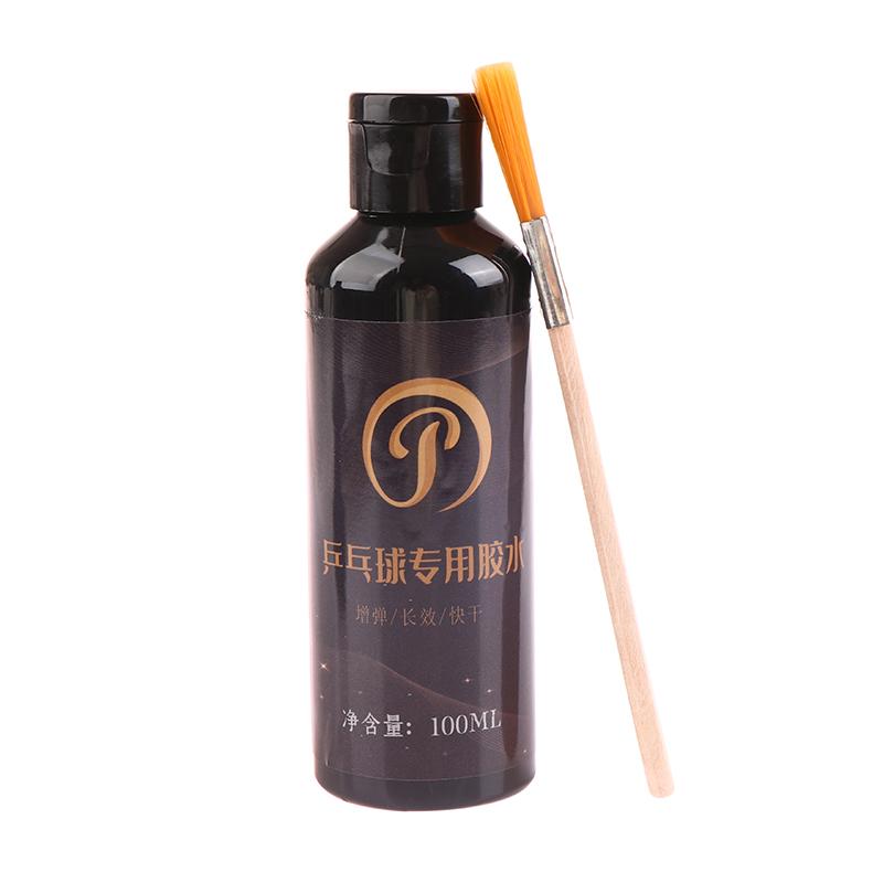 100Ml Table Tennis Glue Professional Rubber Table Tennis Racket Glue With Brush Strong Ping Pong Racket Repair Adhesive