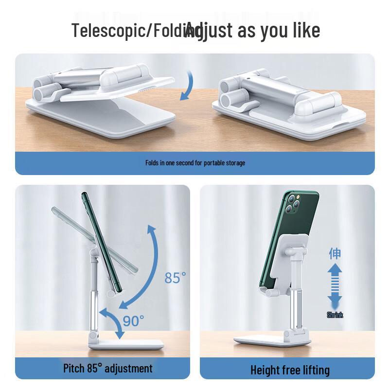 Adjustable Multi-Function Phone & Tablet Stand