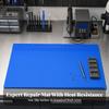 Heat-Resistant Soldering Mat Flexible Silicone Repair Work Rollable