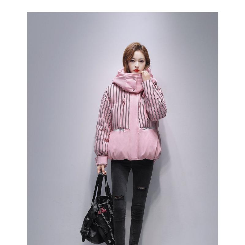 Kurze Winter-Pufferjacke Damen Jugendmode Gesteppter Mantel Kleine Größe Hochwertige Marke