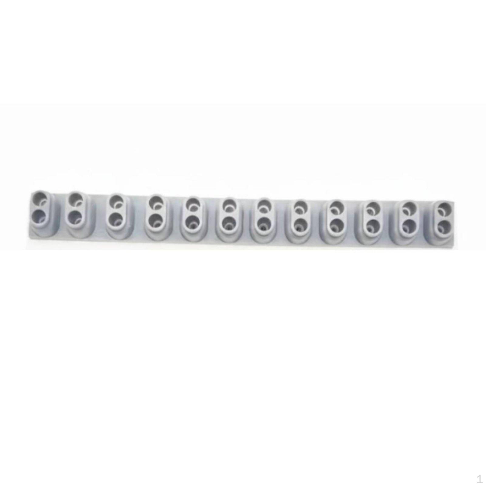 Electronic Piano Connector Strip High Resilient 12Key Silicone Keyboard Conductive