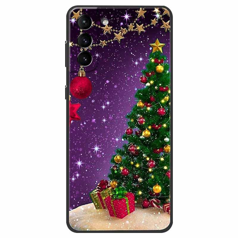 Christmas Case For Samsung S21 Plus Case S21 FE Silicone Soft TPU Cover for Samsung Galaxy S21 / S21 Ultra FE + 5G Case New Year