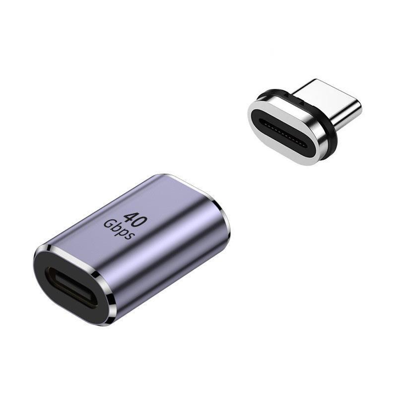

Магнитный адаптер Type-C 40 Гбит/с — совместим с Thunderbolt 3 и USB4.0
