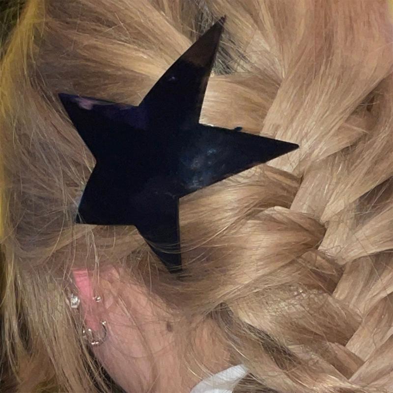 Star Hairpin Gothic Headwear Irregular Stars Hair Clips Fashion Hair Accessories for Girls Women Party Favor