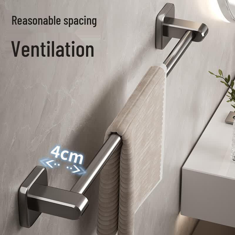 MDNG No-Drill Wall-Mounted Towel Rack