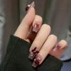 Wholesale Nail Wraps In Plum Jam Color Suitable For All Sizes Xs S M L