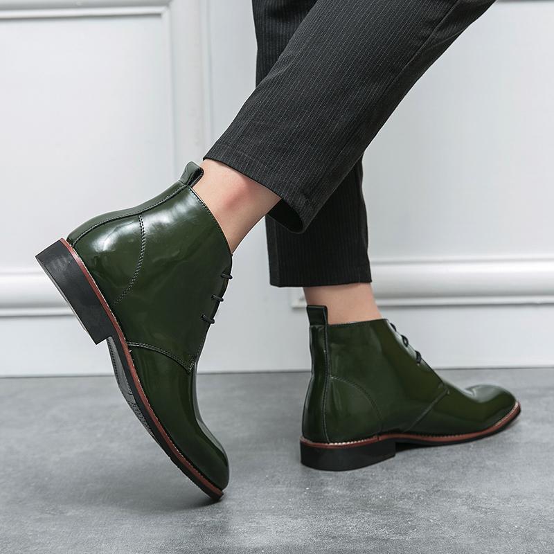 Мужские повседневные ботинки для мотоциклистов — фото 15