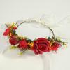 Diadema bohemia para mujer, corona floral, corona de hadas, diadema de flores para boda, guirnalda