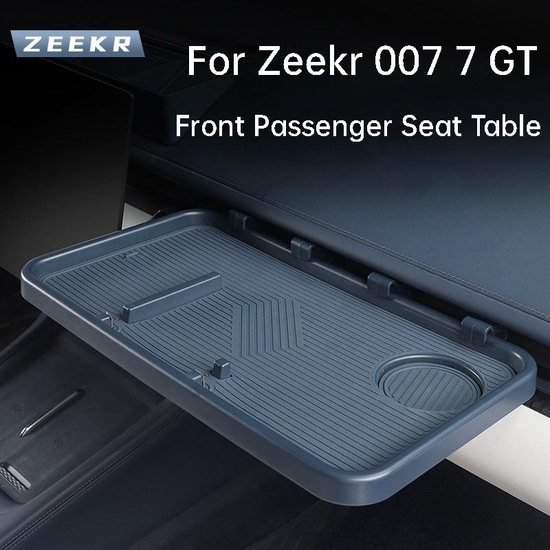 For Zeekr 007 7 GT Car Co Pilot Table Board Dashboard Cup Holder Office Desk Front Row Interior Organizer Accessories