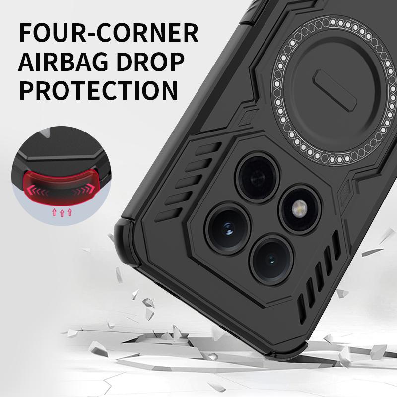 Magnetic Attraction Piece Phone Case For OnePlus ACE5 Ultra/OnePlus 13 13T 13R/OnePlus Nord4/OnePlus ACE5 Case Heat Dissipation Back Cover