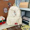 Schoolbag Korean version ins College style backpack versatile commuter schoolbag women's high-value large-capacity backpack leisure travel bag