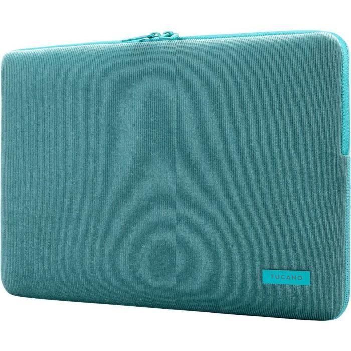 Housse Pour Ordinateur Portable - TUCANO - VELLUTO - 40,6 Cm - Turquoise - Synthétique