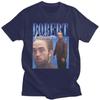 Robert Pattinson 90s Vintage Unisex Zwart T-shirt Unisex T-shirt Oversized Grafische T-shirts 100% Katoen T-shirt Unisex Dames T-shirts Tops