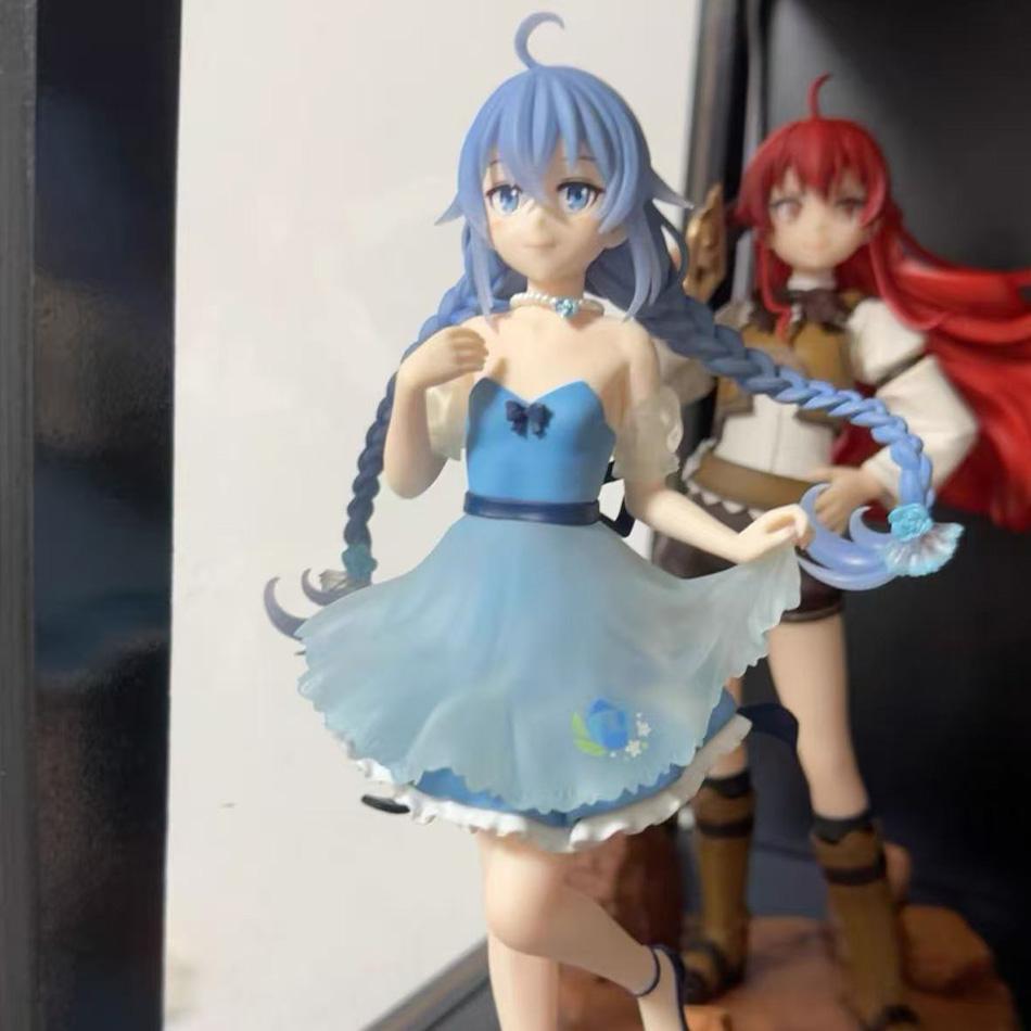 Mushoku Tensei Roxy Migurdia Dress Figure Pvc Collectible Model Desktop Ornament Gift For Mushoku Tensei Fans
