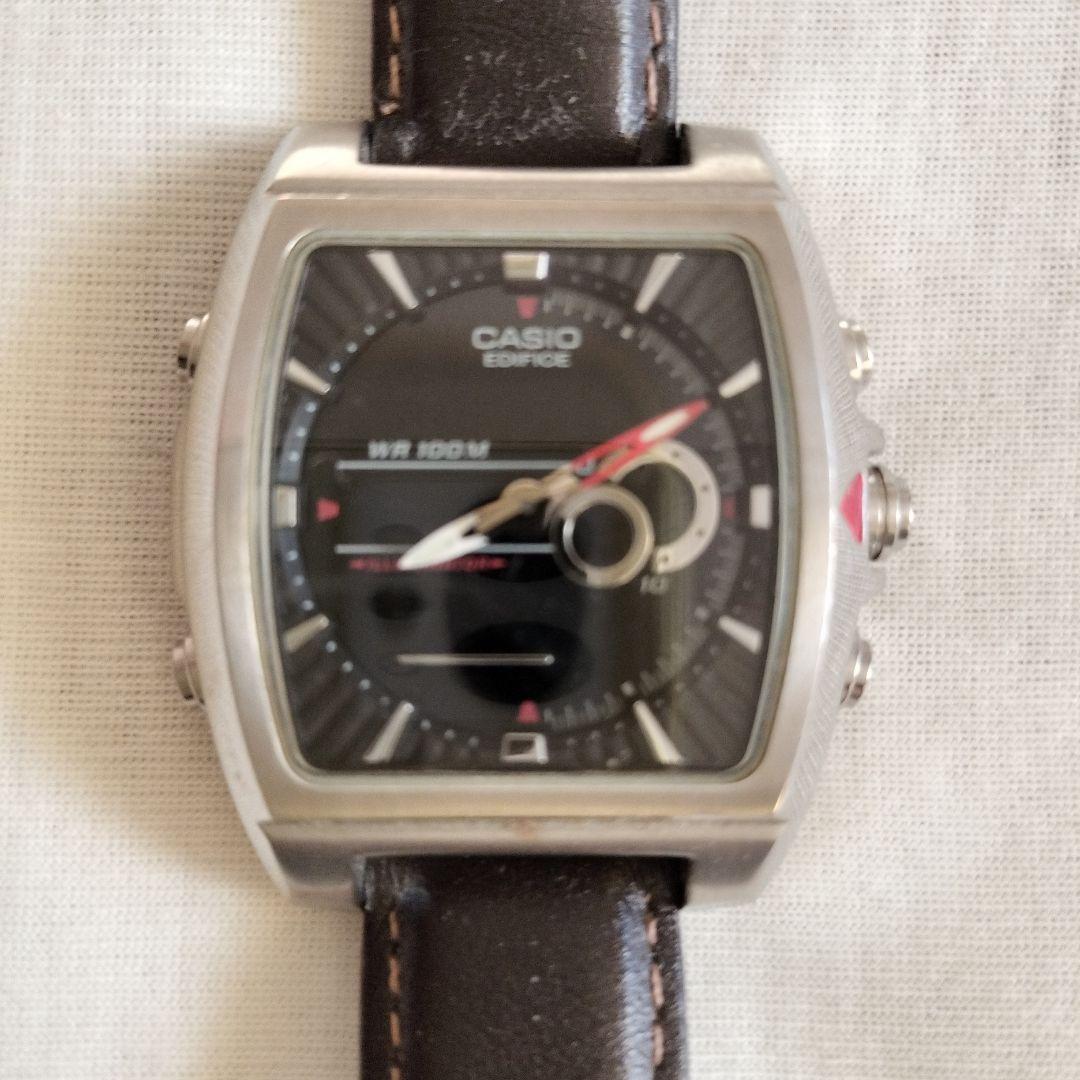 Б/у черные часы CASIO EDIFICE