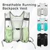 Reflective Hydration Backpack Waterproof Running Sports Vest For Hiking Cycling Marathon With Multi-Pocket