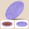 Bite-resistant Silicone Dog Flying Disk Toy Multifunctional Colorful Floating Outdoor Training Interactive Dog Toy Pelota Perro