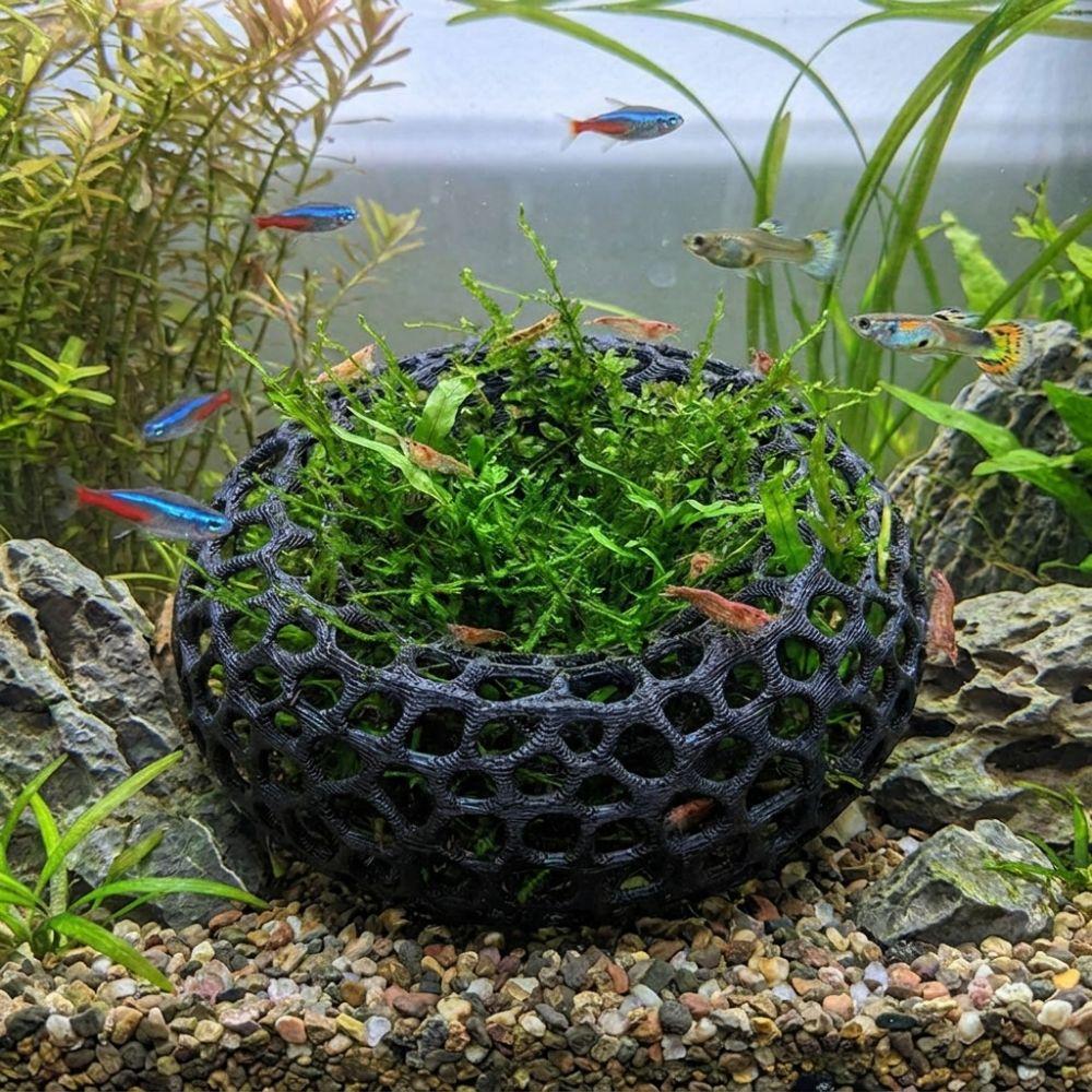 Wide-View Fish Shrimp Hiding Cave Porous Structure Breeding Shelter Small Fish