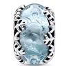 Snowflake Ethnic Forest Style 925 Silver Glass Beads Women's Light Blue 792377C00
