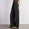 Chuyu Women's High-Waist Wrinkled Casual Pants