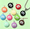 20Pz Ciondoli Resina Kawaii M Bean, Charms Caramella Simulati, per Gioielli Fai da Te, Portachiavi & Accessori