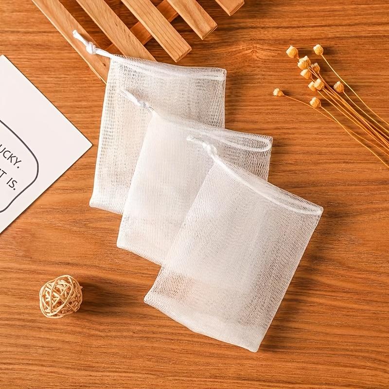 1pc Soap Foaming Net Shower Bathroom Facial Cleanser Body Cleaning Soap Mesh Glove Bubble Net Bags Cleaning Tools