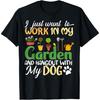Gardening Dog Lovers Gardener Garden Plant Gifts Women, Men T-Shirt(3)
