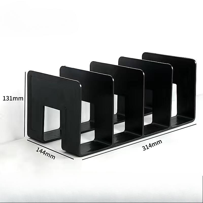 Transparent Book Riser Student Desktop Organiser Divider Shelf Book FileBook Rack Office Data Shelf Baffle