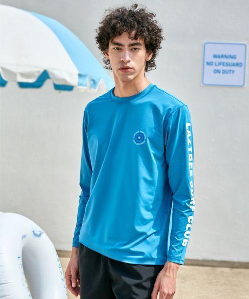 Leijibi Lettering 2 Loose Fit Long Sleeve (Running Gym Wear Workout) Top W 4 Colors (B Type)