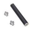 Metal 1/4 Female Thread Extension Rod for Photography Equipment with 1/4 to 3/8 Screw Adapter 10/20/30cm Length Option