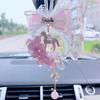 Dopamine Bubble Bead Zodiac Horse Car Pendant Vehicle Rearview Mirror Decoration