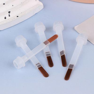 40/60 Piezas Pincel para Esmalte de Uñas con Bolígrafo de Doble Cabeza Puede Cabezal de Repuesto Pincel para Uñas Aplicadores Líquidos Herramientas de Manicura