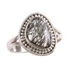 Natural Black Rutile Gemstone 925 Solid Sterling Silver Jewelry Ring S.8.5 A6k76