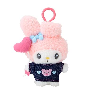 Mascot Holder (Denim Patch) My Melody Plush Keychain 181765