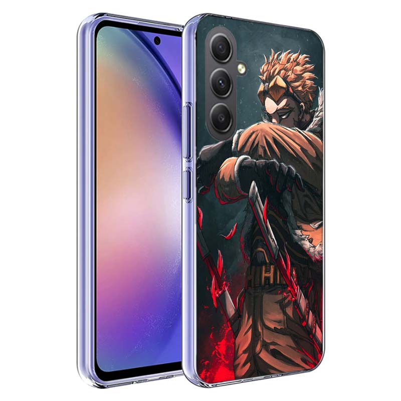 Anime MHA Hawks BNHA Phone Case for Samsung A17 A37 A57 A07 A16 A26 A36 A56 A06 A02S A12 A22 A32 A52S A04S A14 A24 A34 A54 A03 A