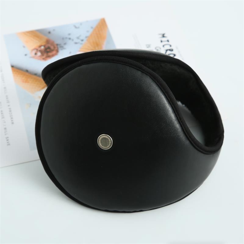 Men's Winter Earmuffs: Plush, Thickened, Amplified Sound Holes, Fashionable Riding Ear Warmers