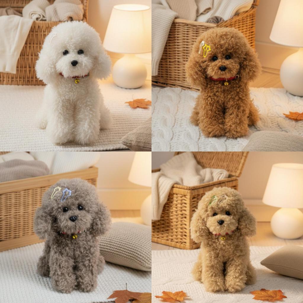 Plüsch Teddy Hund Figur Cartoon Stofftier Geschenk Für Kinder Und Mädchen