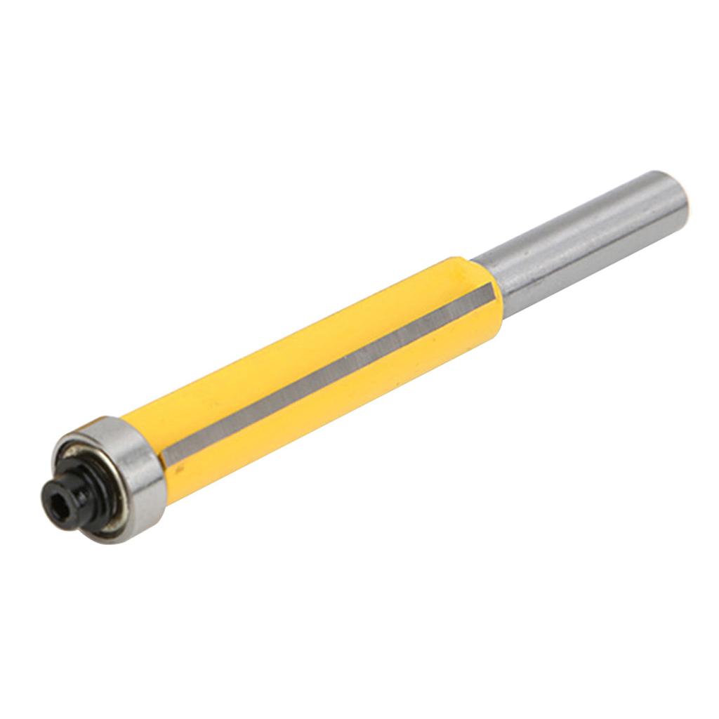 3PCS 8mm Shank Woodworking Milling Cutter Trimming Router Bit with Bearing