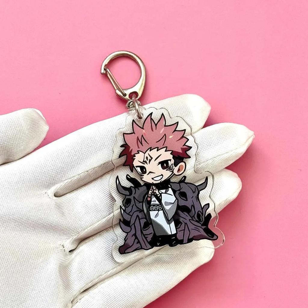Acrylic Keychains for Jjk Yuta Okkotsu Kenjaku Ryomen Sukuna Chibi Version Decoration Pendant Anime Key Buckle Exquisite Gift